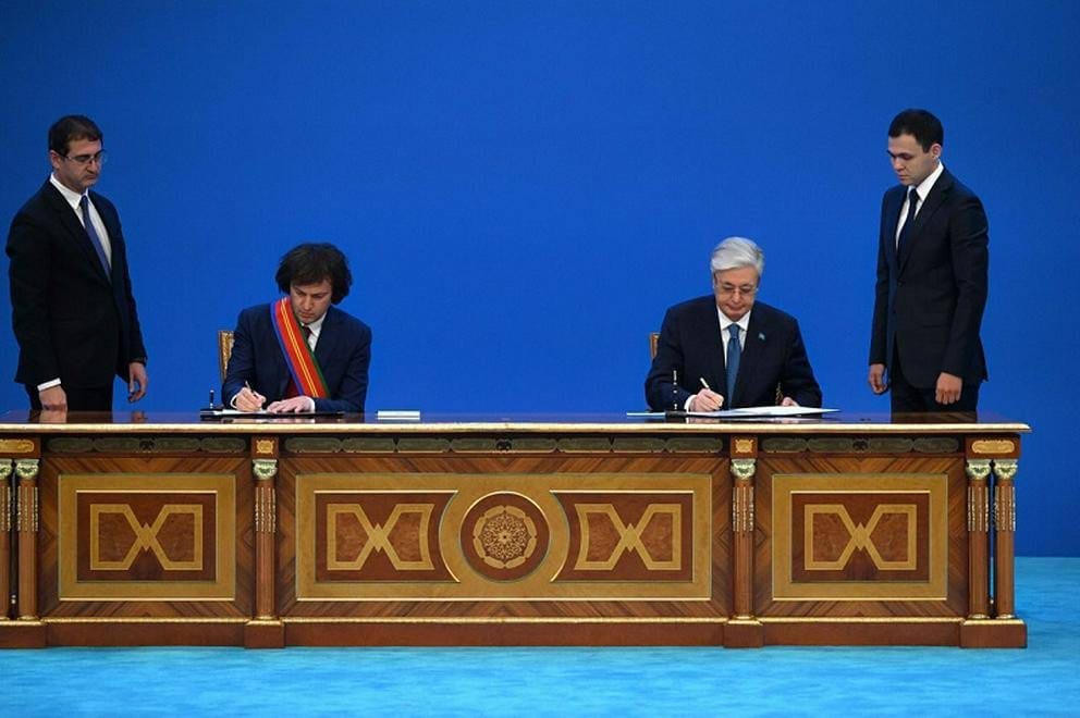 Georgia and Kazakhstan Sign Strategic Partnership Declaration